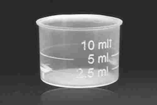 10 ML Plastic Transparent PP Medicine Measuring Cup
