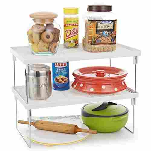 Multipurpose And Durable Easy To Use White 3 Layer Kitchen Oven Type Rack