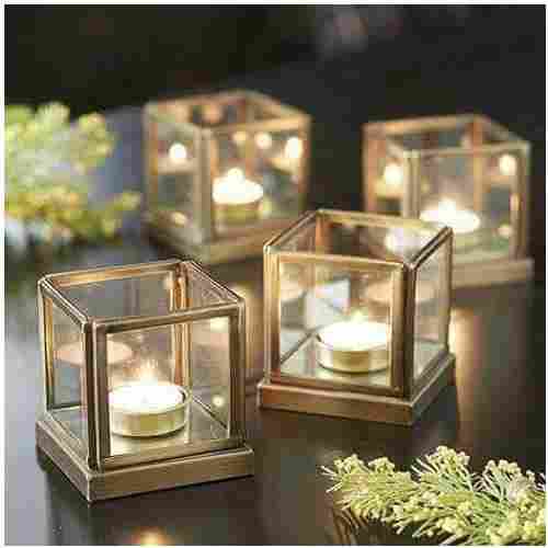 Square T Light Candle Holder