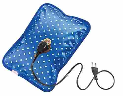 Electric Plastic Hot Water Bag For Pain Relief, Printed Pattern, Optimum Quality, Comfortable Experience, Soft Texture, Easy To Use, Standard Size, Blue Color
