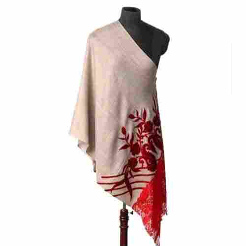 Party Wear Embroidered Woolen Shawl