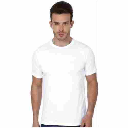 Mens Polyester Round Neck T Shirt