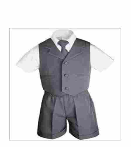 Fine Finished Plain Pattern Baby Suit