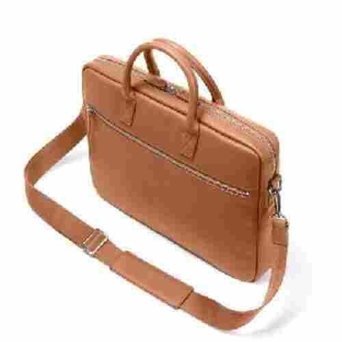 Designer Brown Leather Laptop Bag
