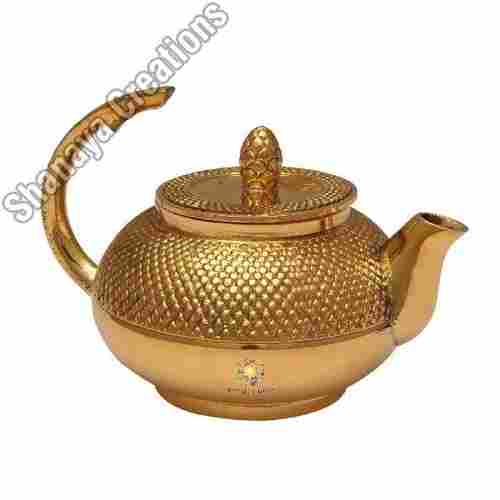 Fine Finish Brass Tea Pot