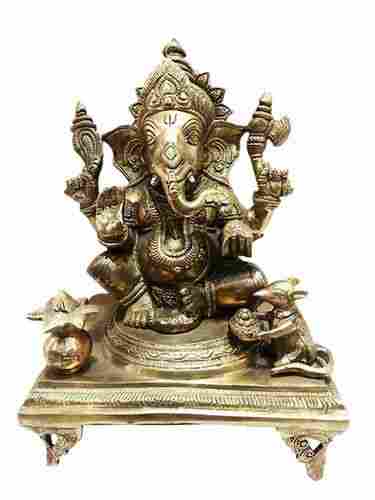 Brass Ganesha Statue (8.5 Kg)