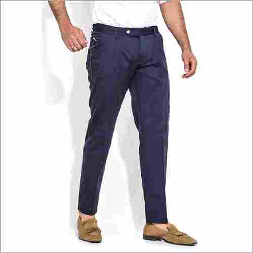 Comfortable Mens Cotton Plain Trousers