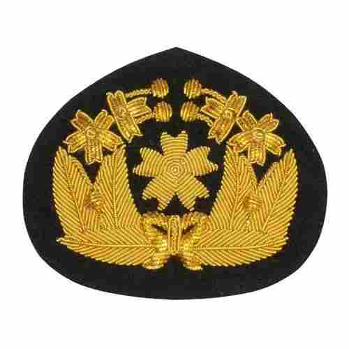 Black Color Customize Type Cap Badges
