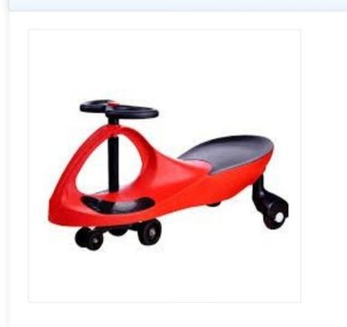 Red Battery Operated Baby Swing Car