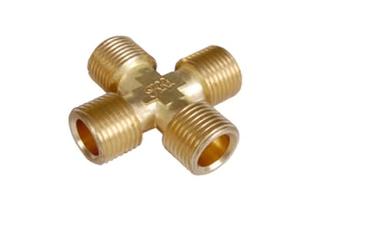 Copper Brass Pneumatic Pipe Fitting Cross For Plumbing, Oil, Gas And Steam Brass Fittings