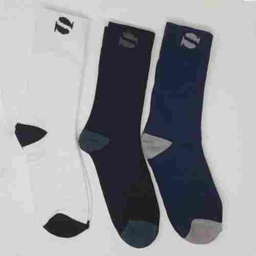 Mens Stretchable Crew Terry Cotton Socks