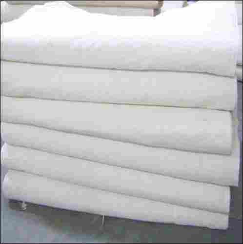 Anti Shrink White Cotton Bed Sheet