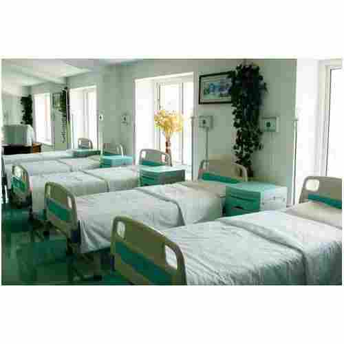 Plain White Cotton Hospital Bed Sheet