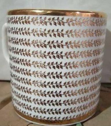 Crack Proof Gold Plating Coffee Mug Set