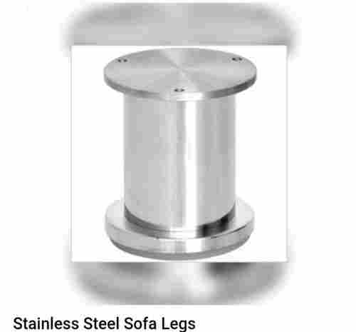 Round Shape Stainless Steel Sofa Legs