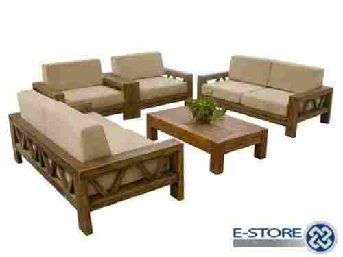 Designer and Stylish Pure Wooden Sofa