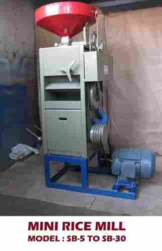 15 To 25 Hp Compact Type Mini Rice Mill With Available Capacity 400 To 2000 Kgs Per Hr with Electric Motor