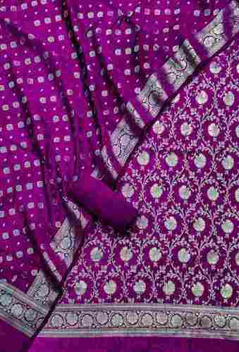 Unstitched Banarasi Katan Silk Suit