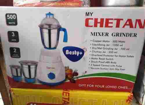 Electric Chetan Mixer Grinder 500 Watt
