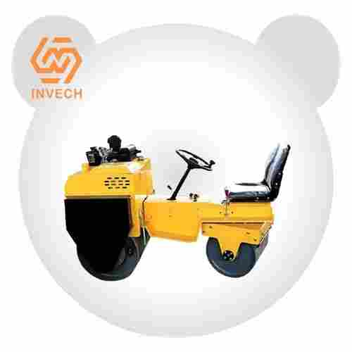 Invech Mini Hydraulic Drive 1 Ton Double Drum Asphalt Road Roller Compactor Wheel Compactor Roller 