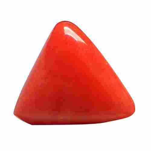5 Ratti Triangular Cut Red Coral Moonga Loose Gemstone