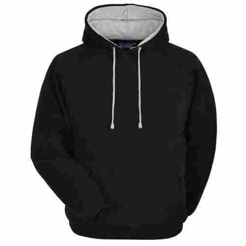Black Hoodies For Mens, Full Sleeve, Plain Pattern, Optimum Quality, Gorgeous Design, Ethnic Look, Soft Texture, Skin Friendly, Comfortable To Wear, Well Stitched, Casual Wear