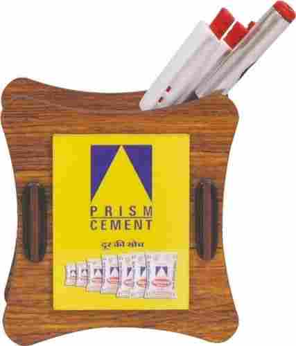 Prism Cement Promotional Wooden Stationery Holder