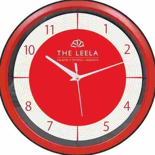 The Leela Brand Promotional Round Shape Wall Clock