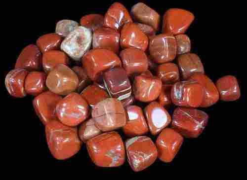 Polished Red Jasper Tumbled Stone For Decoration And Healing