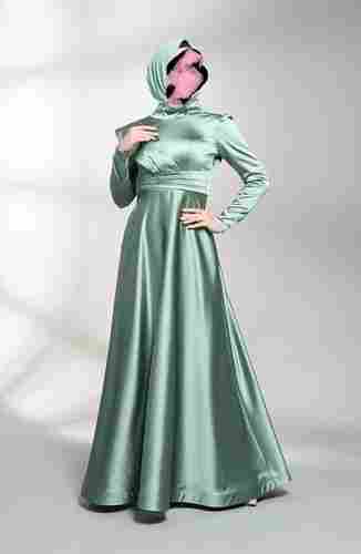 Plain Design Full Sleeve Abaya Dress