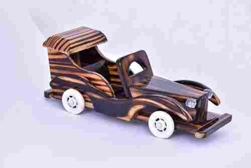 Polished Finish Wooden Toy Car