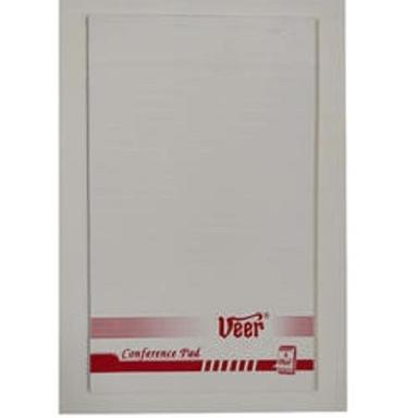 Rectangular White Paper Conference Pad For Office Use