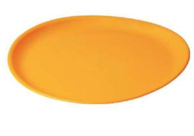 Orange Muskan Plastic Plate Bpa Free