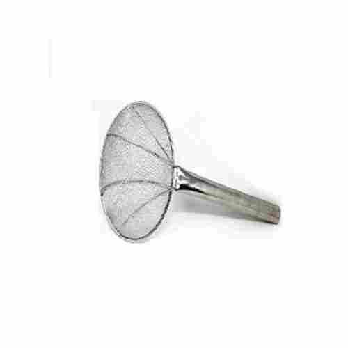 Round Shaped Silver Color Ideal For Frying Kitchen Use Deep Fry Strainer