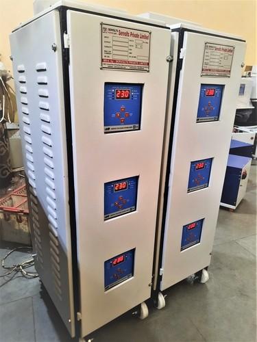 Air Cooled Servo Voltage Stabilizer Ambient Temperature: 45 Celsius (Oc)