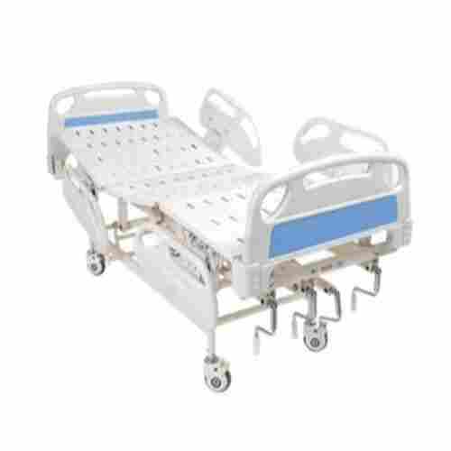 Abs And Mild Steel Material Made Hospital Manual Deluxe Icu Bed 