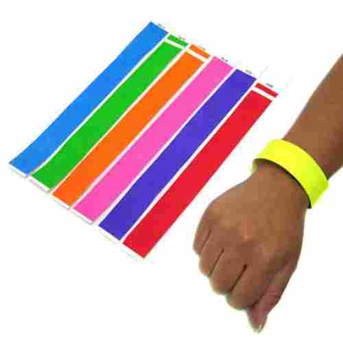 Adjustable Size Promotional Waterproof Reflective Flexible Paper Wristband