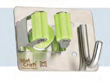 Steel Mcah-Bh-01 Locking Bolt Broom Holder