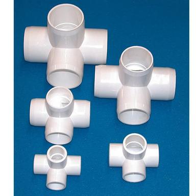 White Upvc With Cpvc Material Made Pvc Cross Pipe