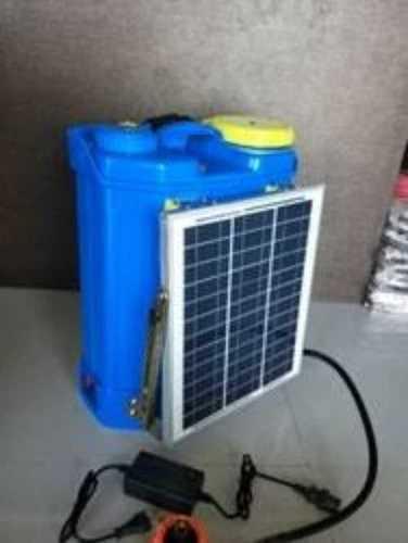 Blue 16 Ltrs Chargeable Solar Agriculture Sprayer