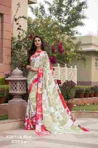 Bhagalpuri Silk Printed Sarees With Attractive Look