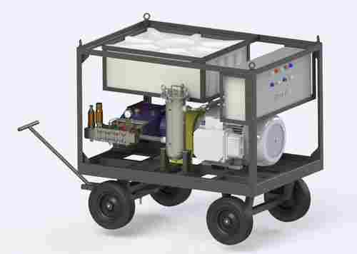 Water Blasting Machine inbuilt with 60 HP Electric Motor Driven System