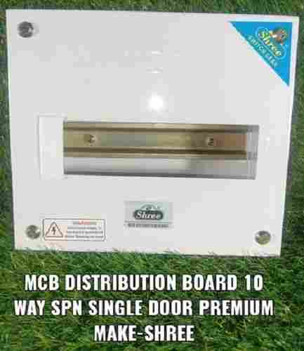 SPN MCB Distribution Boards 10 Way Single Door