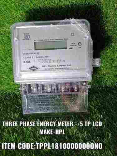 Three Phase Digital Energy Meter -/5 TP LCD