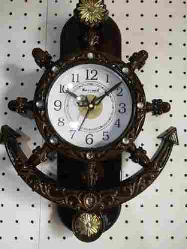Fancy Anchor Wall Clock