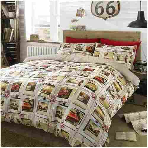 King Size Printed Cotton Bed Sheet