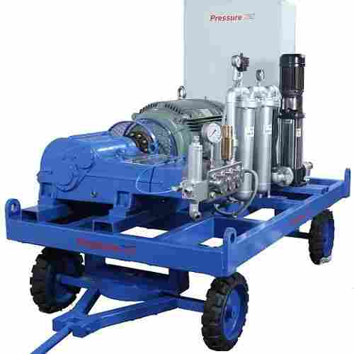 Pressurejet Water Blasting System with 150 HP Electric Motor Driven System