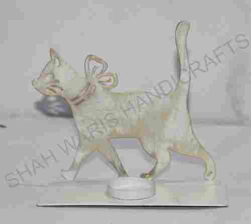 Decorative Shadow Cat T Light Holder