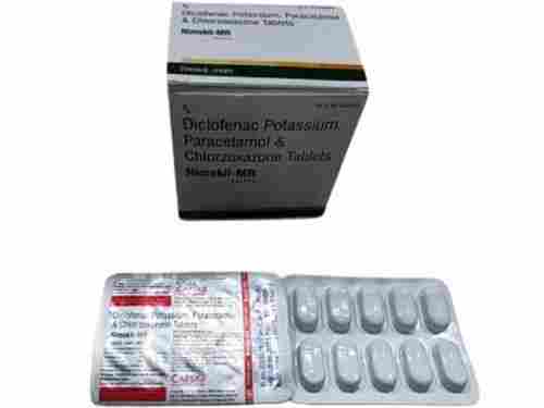 Diclofenac Potassium Paracetamol Chlorzoxazone Tablets