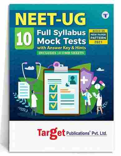 10 NEET UG Mock Test Papers Entrance Exam Book